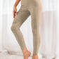 QUINN AMIR Ribbed Detail Leggings