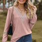 V-Neck Long Sleeve T-Shirt