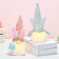 Easter Sequin Pointed Hat Faceless Gnome