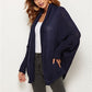 Open Front Batwing Sleeve Cardigan