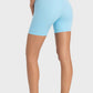 Staying Cozy Wide Waistband Biker Shorts