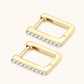 Moissanite Geometric 925 Sterling Silver Earrings