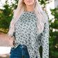 Leopard Round Neck Long Sleeve T-Shirt