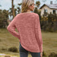 Full Size Round Neck Long Sleeve Buttoned T-Shirt