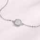 Opal Platinum-Plated Bracelet