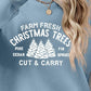 Christmas Themed Round Neck Graphic Long Sleeve Sweatshirt
