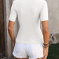 Square Neck Short Sleeve Sweater