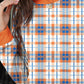 Printed Round Neck Long Sleeve Sweatshirt