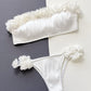 SO BOLD Applique Tie Back Two-Piece Bikini Set
