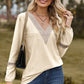 V-Neck Long Sleeve T-Shirt