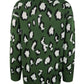 Leopard Open Front Dropped Shoulder Cardigan