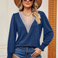 V-Neck Long Sleeve T-Shirt