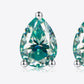 2 Carat Moissanite Teardrop Earrings