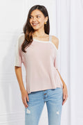 Andree by Unit Full Size Something Simple Cold Shoulder Tee *