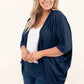 Plus Size Ribbed Cocoon Cover Up