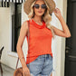 Cowl Neck Knit Vest