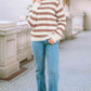 KnitwearTime Full Size Striped Round Neck Long Sleeve Sweater