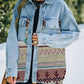Full Size Collared Neck Dropped Shoulder Denim Jacket