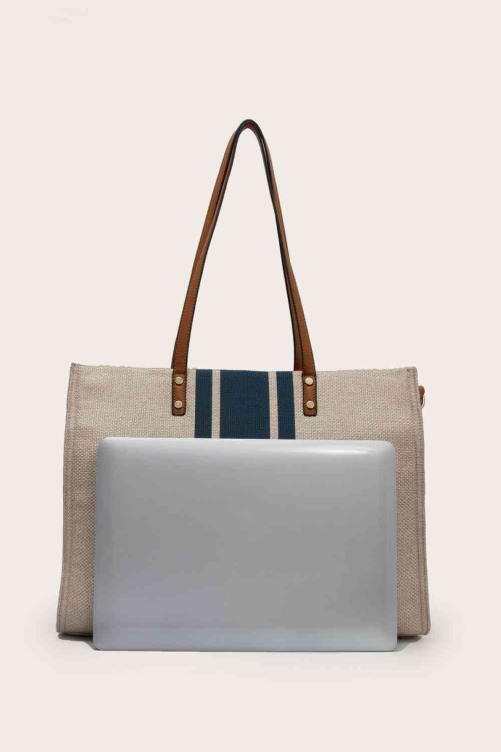 Georgina Oversized Striped Tote Bag