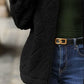 Full Size Fuzzy Pocketed Zip Up Jacket