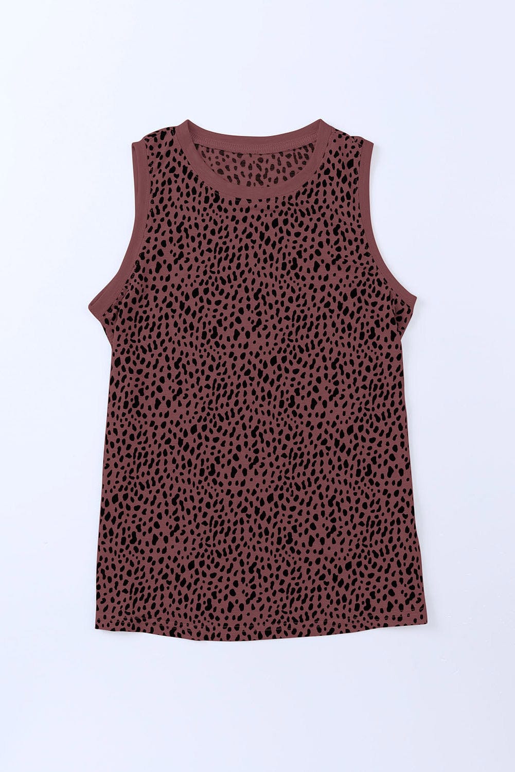 Malibu Dreams Women's Full Size Printed Round Neck Tank