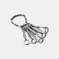 Halloween 2-Pack Skeleton Hand 5-Finger Bracelet and Ring Combo