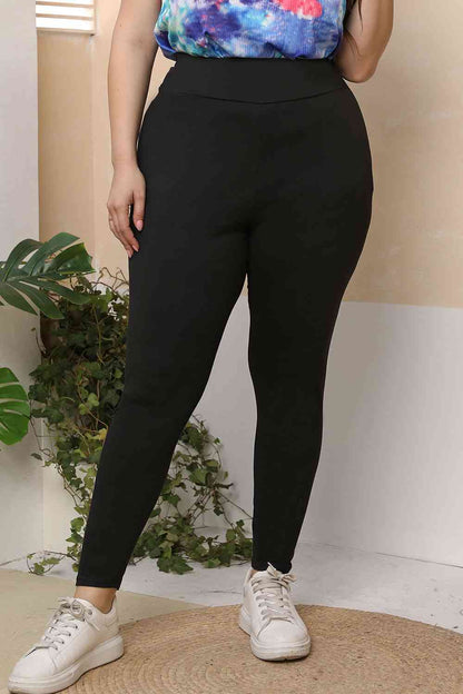 Plus Size Black Skinny Pants