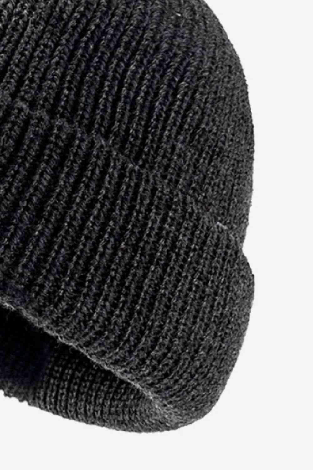 CHIC HATZ Calling For Winter Hat Rib-Knit Beanie