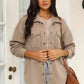 Snap Down Collared Jacket