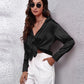 Button Up Collared Neck Long Sleeve Shirt