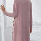Women's Candida Decorative Button Round Neck Dress