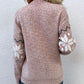 Charming Trends Heathered Pocketed Button Up Cardigan