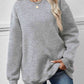 Round Neck Long Sleeve Sweatshirt