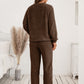 Vixen Teddy Long Sleeve Top and Pants Lounge Set
