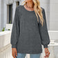 Full Size Round Neck Long Sleeve Top