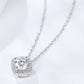 Women's 1 Carat Moissanite Geometric Pendant Necklace