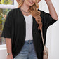 Plus Size Ribbed Cocoon Cover Up