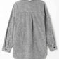 Washed Button Down Dropped Shoulder Jacket