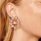 Geometrical Shape Glass Stone Dangle Earrings