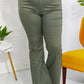 Women's Zenana Clementine Full Size High-Rise Bootcut Jeans in Olive
