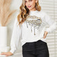 Double Take Graphic Dropped Shoulder Round Neck Sweatshirt