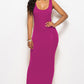 Scoop Neck Wide Strap Maxi Dress