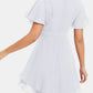 Surplice Neck Flutter Sleeve Dress