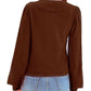 Collared Long Sleeve Button Down Cardigan