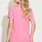 Basic Bae Full Size V-Neck High-Low T-Shirt
