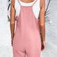 Spaghetti Strap Romper with Pockets