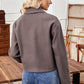 Button Up Collared Neck Jacket