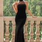 OhSoMaxi Black Lace Detail Sleeveless Maxi Dress