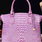 Ava Mea PU Croc Leather Handbag