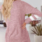 Full Size V-Neck Raglan Sleeve T-Shirt